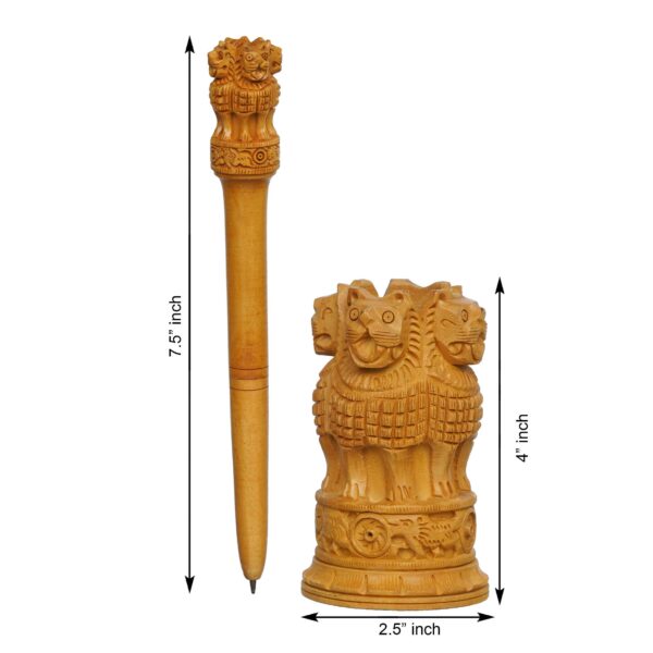 Wooden Ashoka pillar - Image 3