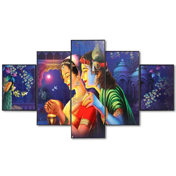 Set Of Five Framed Digital Wall Painting - Image 4